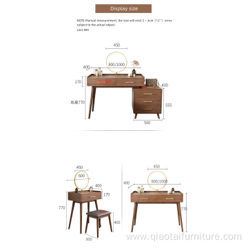 Modern Luxury Solid wood dressers with mirror